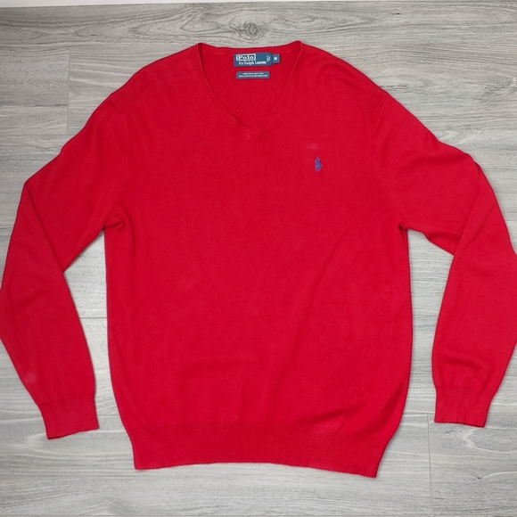 Polo Ralph Lauren Other - Excellent Used Condition Men's POLO RALPH LAUREN Pima Cotton V-Neck Sweater Med
